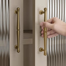 Bronze Cabinet Door Handle Retro Chinese Style Pull for Closet Drawer Furniture - 96mm-Hole Distance