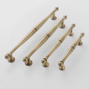 Bronze Cabinet Door Handle Retro Chinese Style Pull for Closet Drawer Furniture - 96mm-Hole Distance