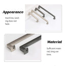 128mm 224mm Wardrobe Cabinet Door Handle Modern Simple Drawer Pull Furniture - Grey-128mm