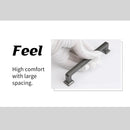 128mm 224mm Wardrobe Cabinet Door Handle Modern Simple Drawer Pull Furniture - Grey-128mm
