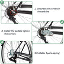 Bike Rear Seat Kit Set Carrier Cushion Backrest Footrest Safe for Bicycle Use