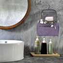Womens Cosmetic Bag Make Up Case Travel Toiletry Wash Organiser Vanity Nail Box - Rose Red