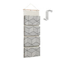 2PCS Multi Layer Wall Mounted Hanging Closet Storage Bag Wardrobe Organizer