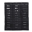 Wall Mounted File Organizer Hanging Bag 30 Pockets Oxford Cloth Document Storage