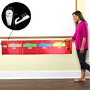 Classroom Whiteboard File Storage Hanging Bag Wall-Mounted Multi Pocket Durable