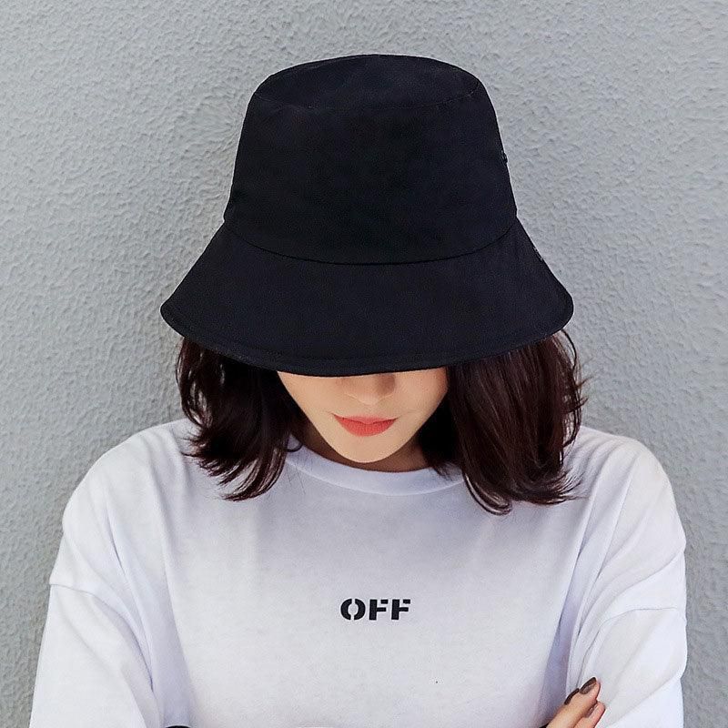 9 Colours Unisex Sun Bucket Hat Perfect for Outdoor Adventures - Orange