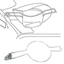 Car Hat Holder Spring Loaded Rack for Akubra Hard Hat Riding Helmet Storage