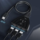 HDMI Switch Splitter 3-in-1 5-in-1 or 1-in-2 1080p 4K Manual or Remote Options - 5 in 1 Switch 4K Remote IR