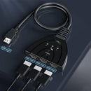 HDMI Switch Splitter 3-in-1 5-in-1 or 1-in-2 1080p 4K Manual or Remote Options - 5 in 1 Switch 4K Remote IR