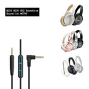 2.5mm to 3.5mm Audio Cable with Mic Volume Control for Bose QC25 QC35 Android