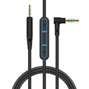 2.5mm to 3.5mm Audio Cable with Mic Volume Control for Bose QC25 QC35 Android