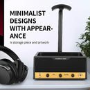 Vintage Speaker Shaped Headphone Stand Holder with Storage Box
