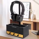 Vintage Speaker Shaped Headphone Stand Holder with Storage Box