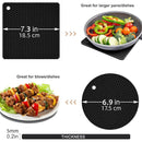 4pcs Silicone Honeycomb Heat Resistant Mats Table Cup Pot Coasters Home Kitchen - Black