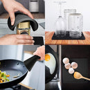 4pcs Silicone Honeycomb Heat Resistant Mats Table Cup Pot Coasters Home Kitchen - Black