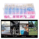 240PCS Heat Shrink Wire Connectors Electrical Crimp Marine Automotive Terminals