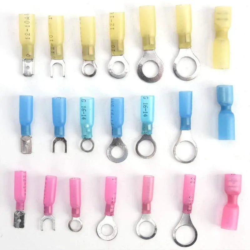 240PCS Heat Shrink Wire Connectors Electrical Crimp Marine Automotive Terminals