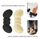 1Pair Thin Heel Insole Heel Protectors Heel Pads Shoe Liner Shoe Inserts Heel Grip - Black