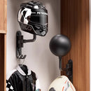 Motorcycle Bicycle Helmet Rack Holder Hat Display Stand Wall Mount Hook Hanger
