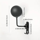 2PCS Motorcycle Helmet Rack Hole free Hat Display Wall Hanging Holder Rack