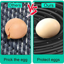 Washable Silicone Nesting Box Bedding Reusable Under Bedding for Chicken Coop - Black-2PCS