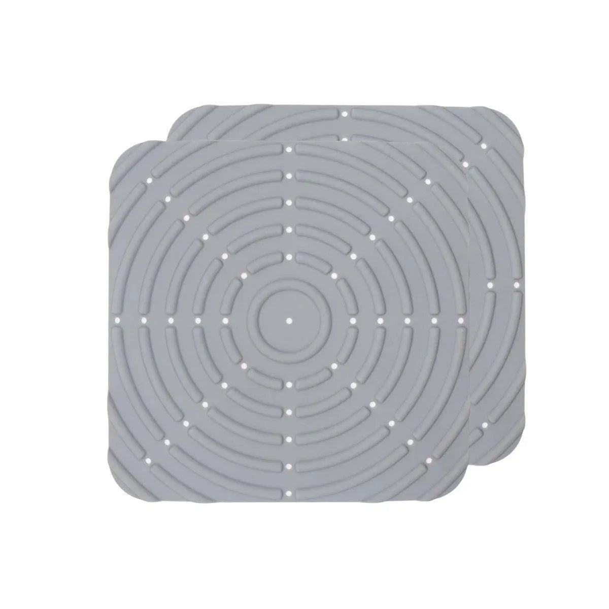 Washable Silicone Nesting Box Bedding Reusable Under Bedding for Chicken Coop - Grey-2PCS