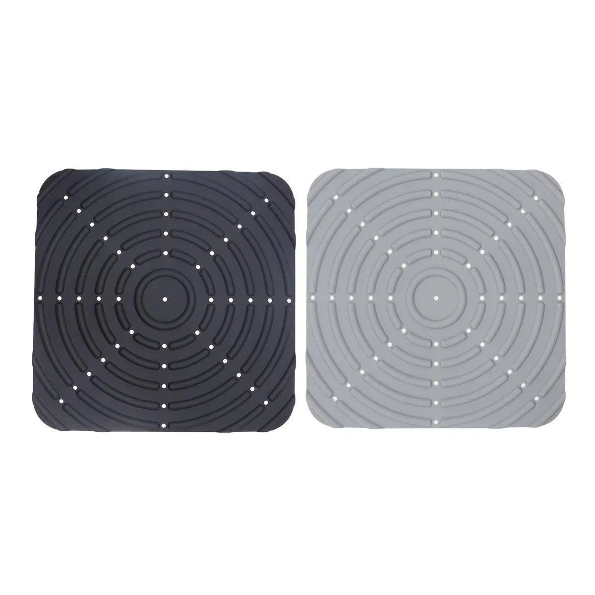Washable Silicone Nesting Box Bedding Reusable Under Bedding for Chicken Coop - Grey-2PCS
