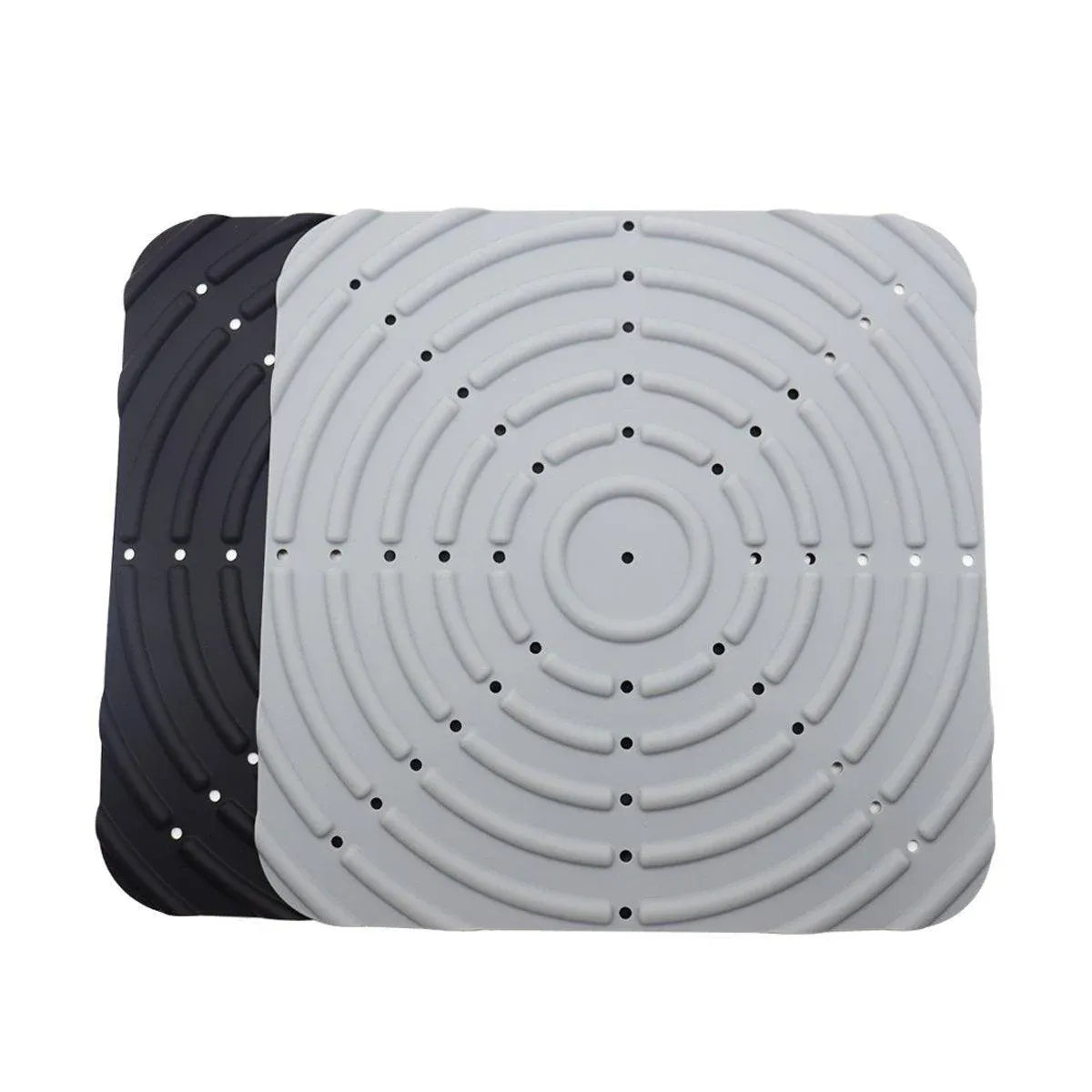 Washable Silicone Nesting Box Bedding Reusable Under Bedding for Chicken Coop - Grey-2PCS