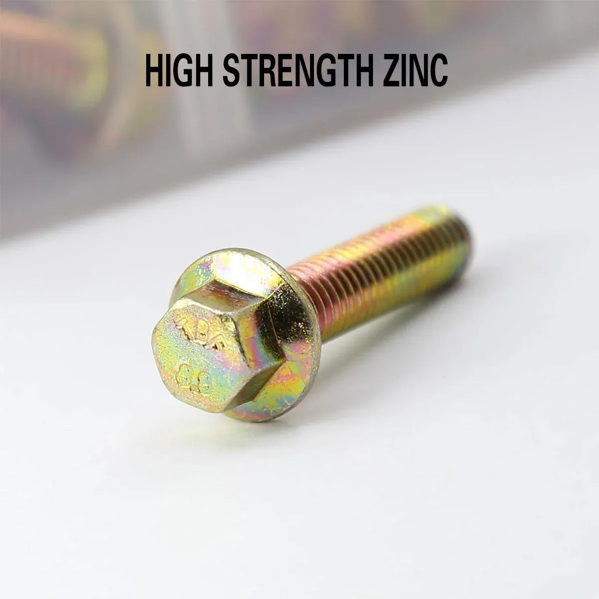 240pcs 8.8 Grade Carbon Steel Flange Hex Bolt Nut Kit M5 M6 M8 with Case