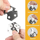 Multifunctional Hexagon Pocket Knife Outdoor Mini Tool Survival EDC Gear Kit - Multicolor
