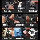 Multifunctional Hexagon Pocket Knife Outdoor Mini Tool Survival EDC Gear Kit - Multicolor