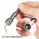 14 Pcs Magnetic Hex Socket Nut Driver Set, 1/4 Inch Hex Shank, 6-19mm