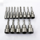 14 Pcs Magnetic Hex Socket Nut Driver Set, 1/4 Inch Hex Shank, 6-19mm