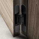 Hidden Invisible Door Hinge Concealed 3D Hinge Heavy Duty for Doors and Cabinets - Black