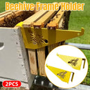 Beehive Frame Inspection Stand 2PCS Foldable Steel Support Rack Beekeeping Tool