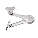 2 PCS Folding Lid Lift Up Stay Support Buffer Stop Hinge Silver With Soft-Close