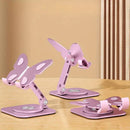 Butterfly Shape Aluminum Alloy Mobile Phone Stand 360 Degree Rotating Folding Holder