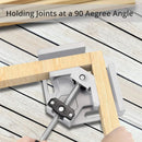 Right Angle Clamp Single Handle 90 Degree Woodworking Drill Guide Corner Tool