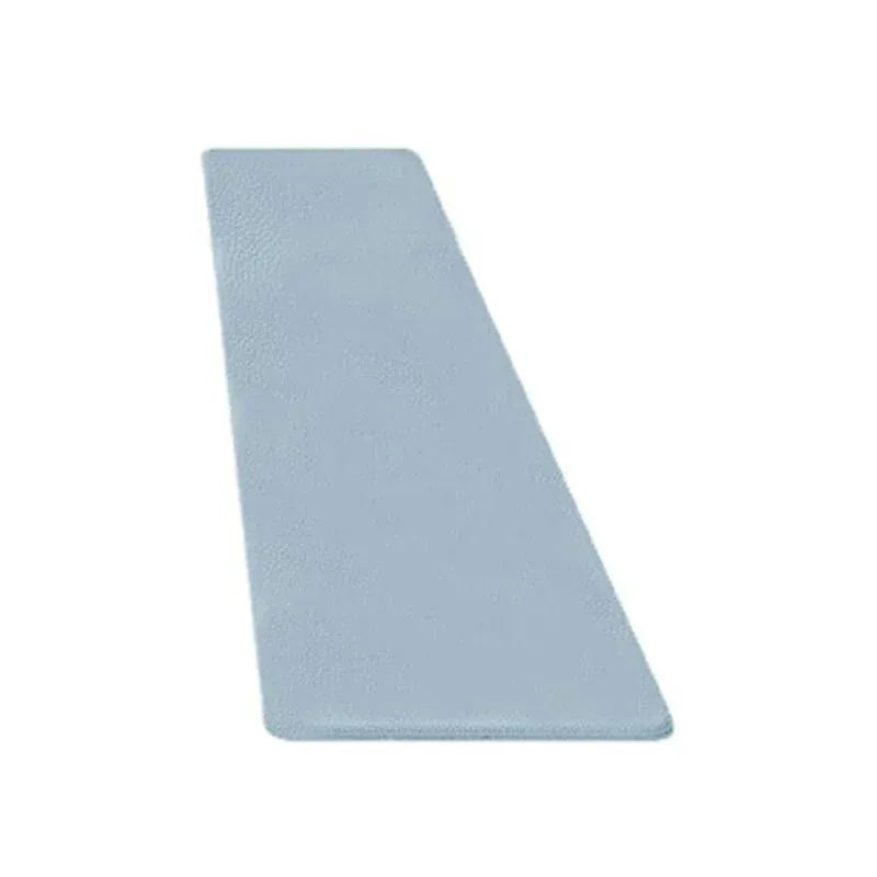 44x120cm Non-Slip Waterproof Kitchen Door Mat Home Floor Rug Carpet Anti-Oil Easy Clean - Blue