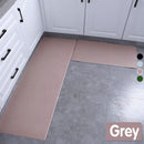 44x120cm Non-Slip Waterproof Kitchen Door Mat Home Floor Rug Carpet Anti-Oil Easy Clean - Blue