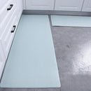 44x120cm Non-Slip Waterproof Kitchen Door Mat Home Floor Rug Carpet Anti-Oil Easy Clean - Green