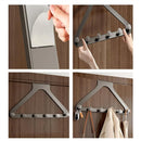 Door Hanger Hook Rack Over The Door Organizer with 6 Hooks for Coat Jacket Bag