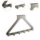Door Hanger Hook Rack Over The Door Organizer with 6 Hooks for Coat Jacket Bag