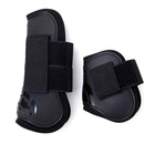 4pcs Show Jumping Horse Leg Warmers Gaiters for Joint Protection Equine Gear - Brown