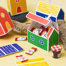 40PCS Colorful Small House Gift Boxes Candy Packing Party Favors Treat Box