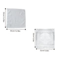 6PCS Hotel Cotton Face Towel White Soft Square Cloth Beauty Salon KTV Thick Wash - 32x32cm-Pearl satin-60g