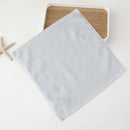 6PCS Hotel Cotton Face Towel White Soft Square Cloth Beauty Salon KTV Thick Wash - 32x32cm-Pearl satin-60g