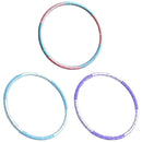 Detachable Weighted Hula Hoop Fitness Equipment for Home Exercise Use - Blue Pink