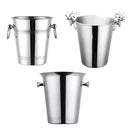5L Stainless Steel Ice Bucket Champagne Wine Bucket Hotel Bar Ice Container - Moose