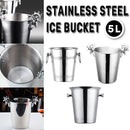 5L Stainless Steel Ice Bucket Champagne Wine Bucket Hotel Bar Ice Container - Moose